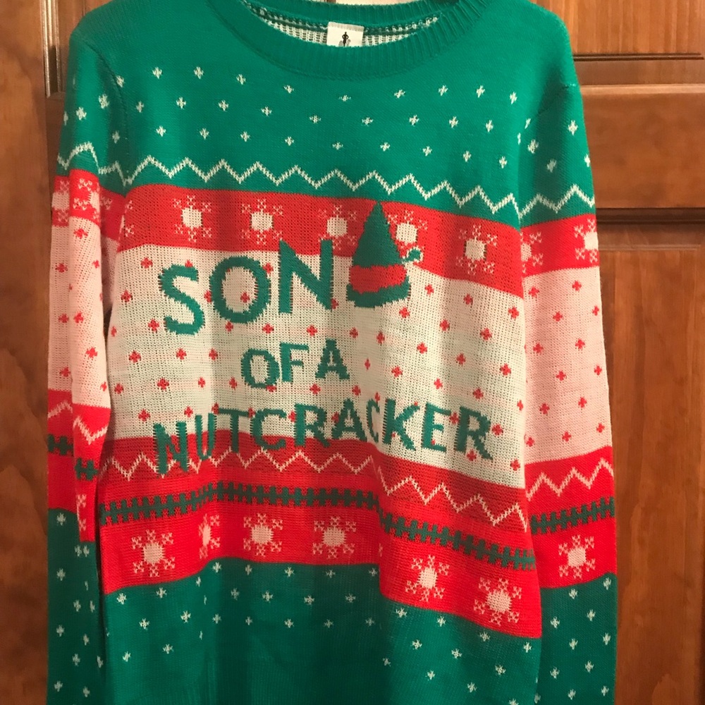 Elf Son of a Nutcracker ugly sweater!
